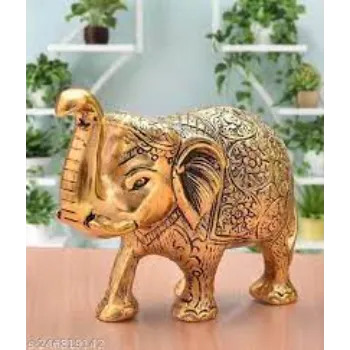 Brass Elephant Statue 